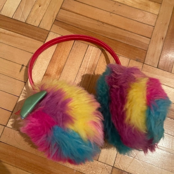 5/15$ JOJO SIWA RAINBOW SHERBERT FAUX FUR EARMUFFS HEADBAND  KIDS EA…​ - Picture 4 of 5